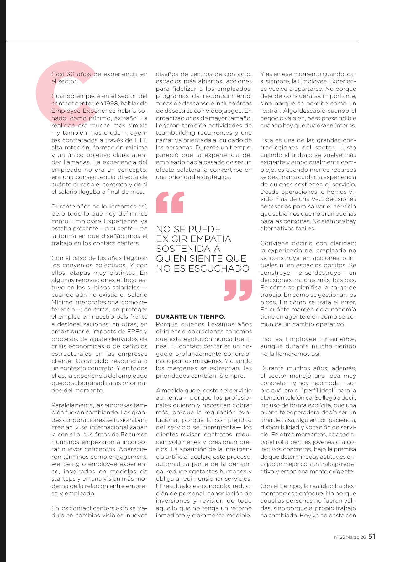 Página 2 do artigo Employee Experience